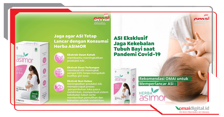 Herba ASIMOR Mendukung Keberhasilan Ibu Memberi ASI Eksklusif Saat COVID-19